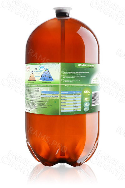 Наклейки-этикетки на тару 30 литров «Альголизант» — фото