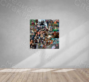 Баннер-фотоколлаж 1,5х1,5м «50 фото» — фото 2