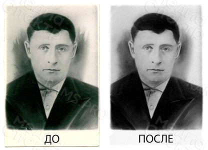 Реставрация фотографии для акции «Бессмертный полк»: Маков М.А. — фото