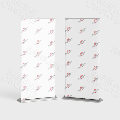 Roll up фотозона 120х200см для мастера-визажиста — фото