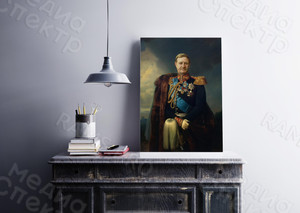 Фотокартина-монтаж на холсте 50х70см «Казак-полковник» — фото 2