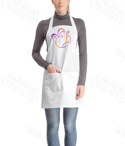 Фартук из нетканого материала 58х59см с логотипом «Пленэр на Академичке» — фото