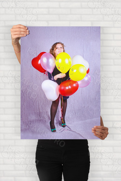 Фотокартина на холсте 40х60см «Девушка AXEL» — фото