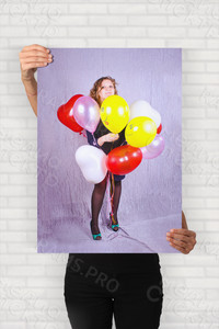 Фотокартина на холсте 40х60см «Девушка AXEL» — фото