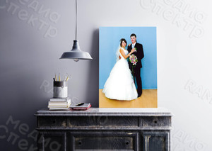 Фотокартина на холсте 60х80см «Жених и невеста» — фото 2