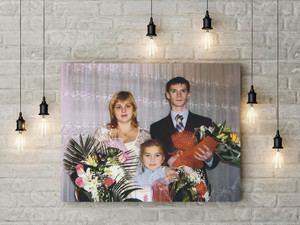 Фотокартина на холсте 40х30см «Наша семья» — фото 1