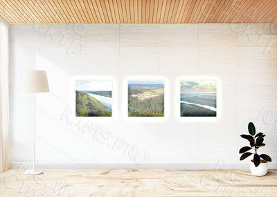 Наклейки на световые панели для эко-отеля «Барская усадьба» — фото