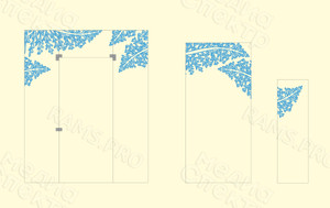 Наклейки в фитнес-клубе My Fit м/р Южный «Зимние узоры 2018» — фото 3