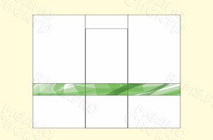 Наклейки на стекла помещений фитнес-клуба «My Fit» м/р «Юность» – «Зеленые полоски» — фото 3