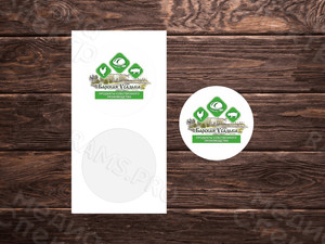 Наклейки/этикетки круг 6см «Барская усадьба» — фото 2