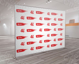 Press wall 3х2.2м «MTS 4G» — фото 3