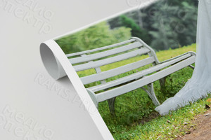 Фотокартина на холсте 50х80см «Молодожены в березовой роще» — фото 1