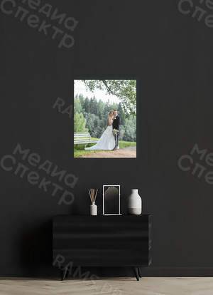Фотокартина на холсте 50х80см «Молодожены в березовой роще» — фото 3
