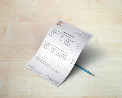 Фирменный бланк А4 «БлокСтройТверь» — фото