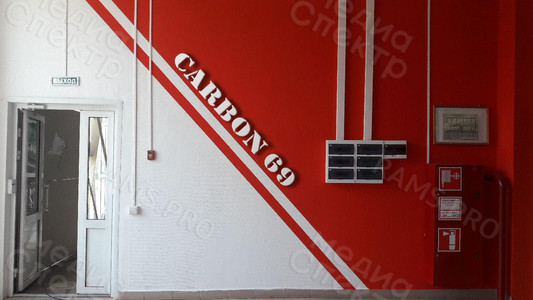 Объемные буквы / Интерьерная вывеска «Carbon69» — фото