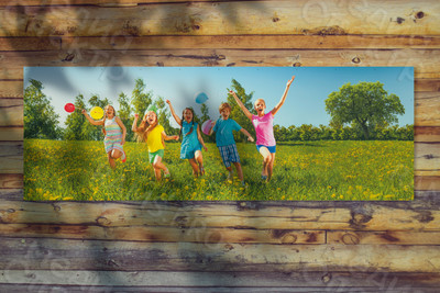 Баннер 3.5х1.2м «Дети в поле» — фото