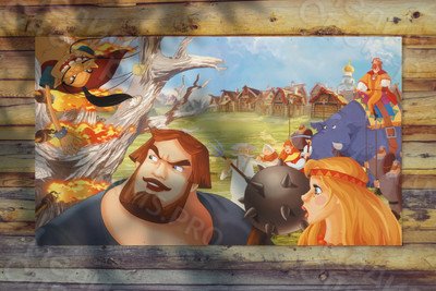 Баннер 3х1.7м «Богатырь» — фото