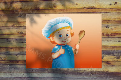 Баннер 1.25х0.9м «Столовая» — фото