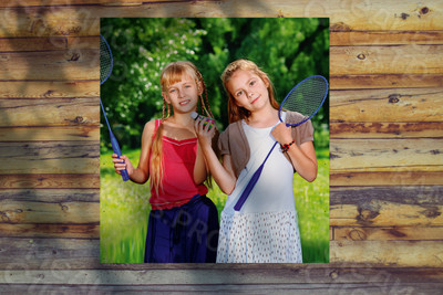 Баннер 1.4х1.5м «Бадминтон» — фото