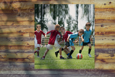 Баннер 1.4х1.5м «Футболисты» — фото