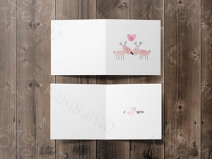 Открытка 15х15см «Барашки» — фото 1