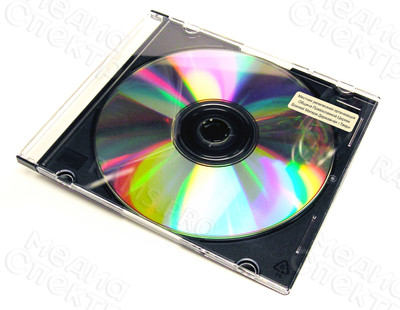 Наклейки на упаковку с музыкальными дисками — фото