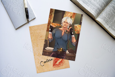 Открытка А5 «Парень с кусочком пиццы» — фото