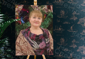 Портрет на холсте 30х40см «Татьяна 55 лет» — фото 1