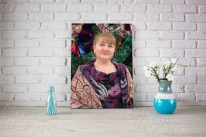 Портрет на холсте 30х40см «Татьяна 55 лет» — фото 3