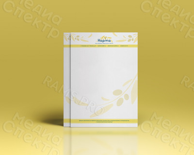 Фирменные бланки медицинского центра ЗОЖ «Норма» — фото