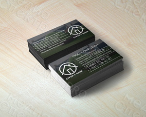 Визитки на картоне для строительной компании «Строй с нами» — фото 3