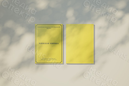 Членская книжка СНТ «Дружба» — фото