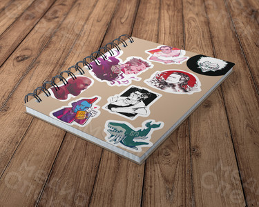 Наклейки сборные «Художники» — фото