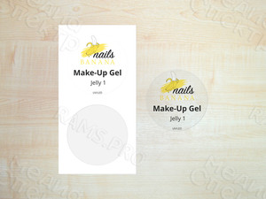 Этикетки на упаковки «BANANA NAIL» — фото 1