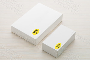 Наклейки-ценники на упаковки формы ЭЛЛИПС и КРУГ — фото 5