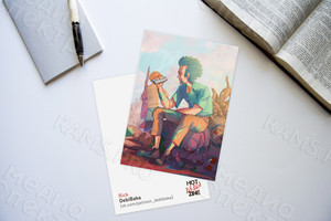 Открытки А5 с рисунками художников — фото 2