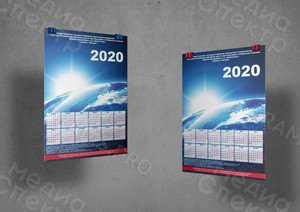 Календарь-плакат А3 настенный «Завод Звезда» на 2020 год — фото 3