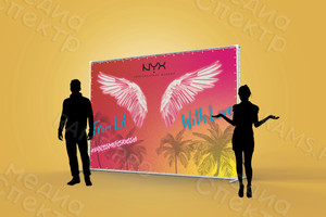 Press Wall 3х2.2м «NYX MAKEUP» — фото 2