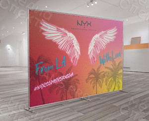 Press Wall 3х2.2м «NYX MAKEUP» — фото 3