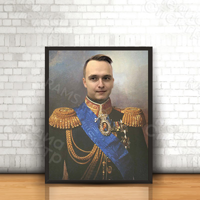 Фотокартина-монтаж на холсте 40х60см «Генерал Владислав» — фото