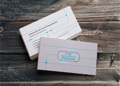 Визитки 90х50мм «ГНС-Редкино» — фото