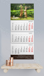 Календарь А4 настенный квартальный 2021 — фото