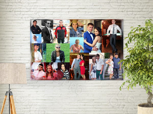 Фотокартина-коллаж на холсте 60х40см «Друзья» — фото 1