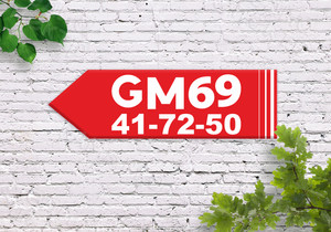 Таблички-указатели «GM69» — фото 3