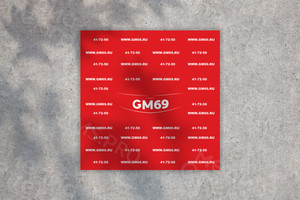 Баннер 1.5х1.5м «GM69» — фото 2