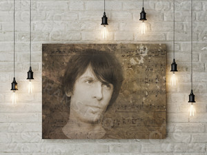 Фотокартина на холсте 28х21см «Друг музыкант» — фото 1