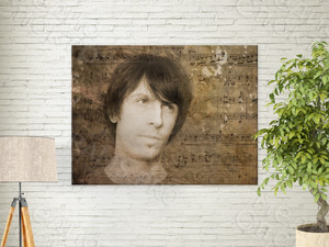 Фотокартина на холсте 28х21см «Друг музыкант» — фото 3