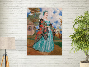 Картина-фотомонтаж на холсте 50х70см «Купчиха» — фото 1