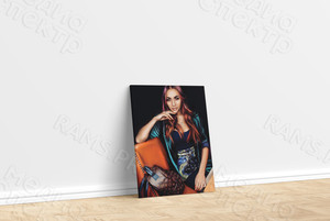Фотокартина в стиле дрим-арт на холсте 70х90см «Яркая женщина» — фото 1