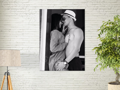 Фотокартина на холсте 60х80см «Влюблённая пара» — фото